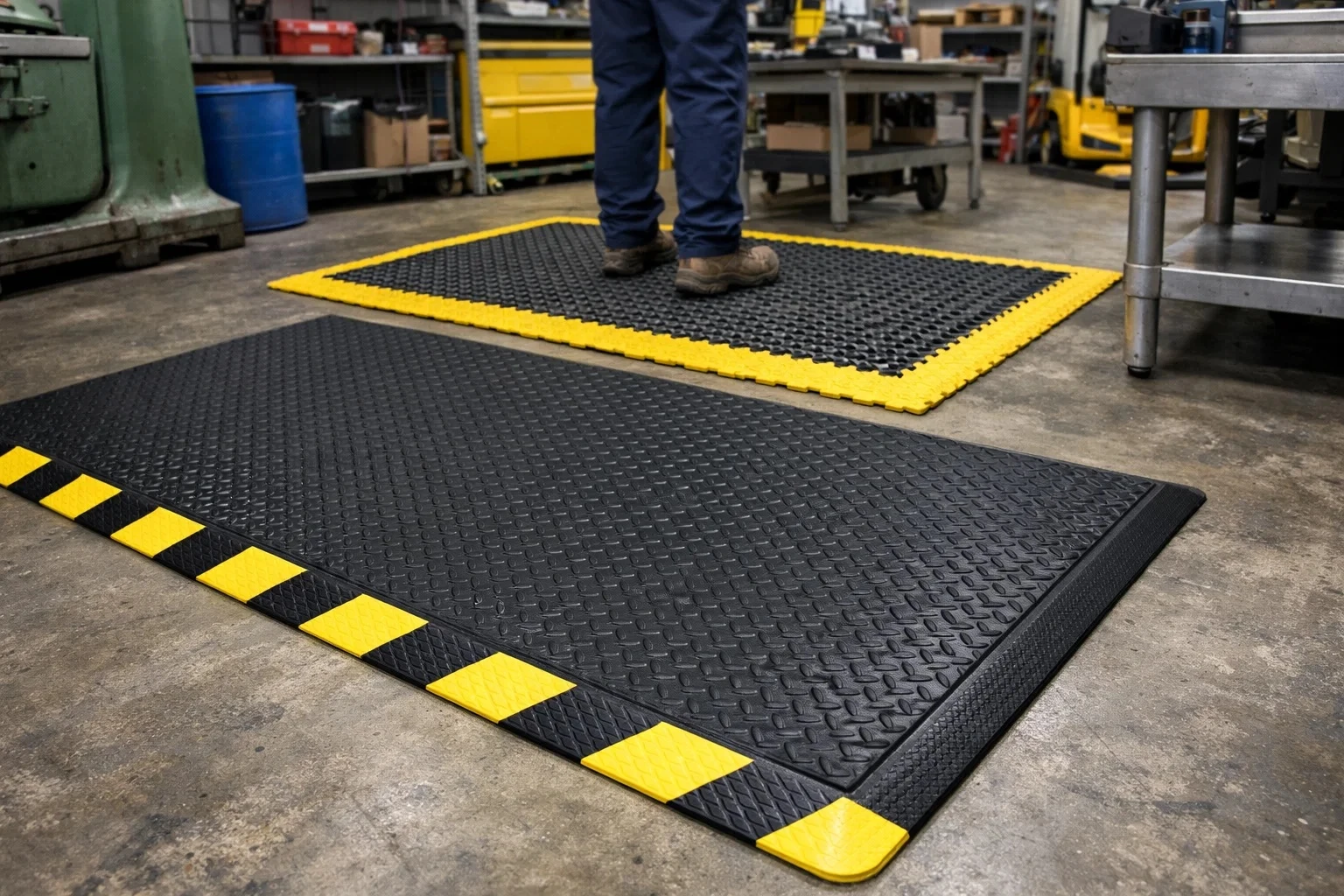 Industrial mats for workplace safety durability and long term floor protection