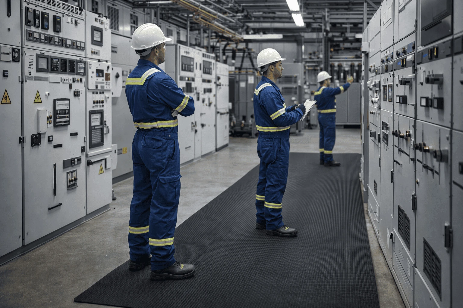 Electrical Safety Mats for Shock Protection in High-Voltage Areas