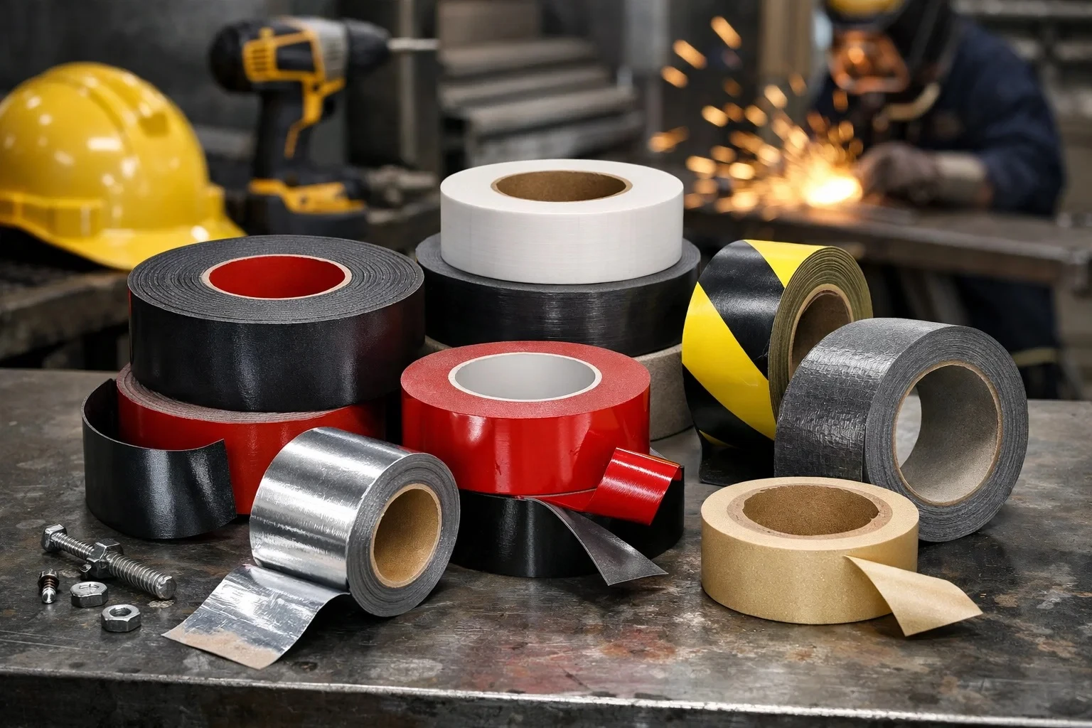 Industrial Tapes For Heavy Duty Bonding And Workplace Applications