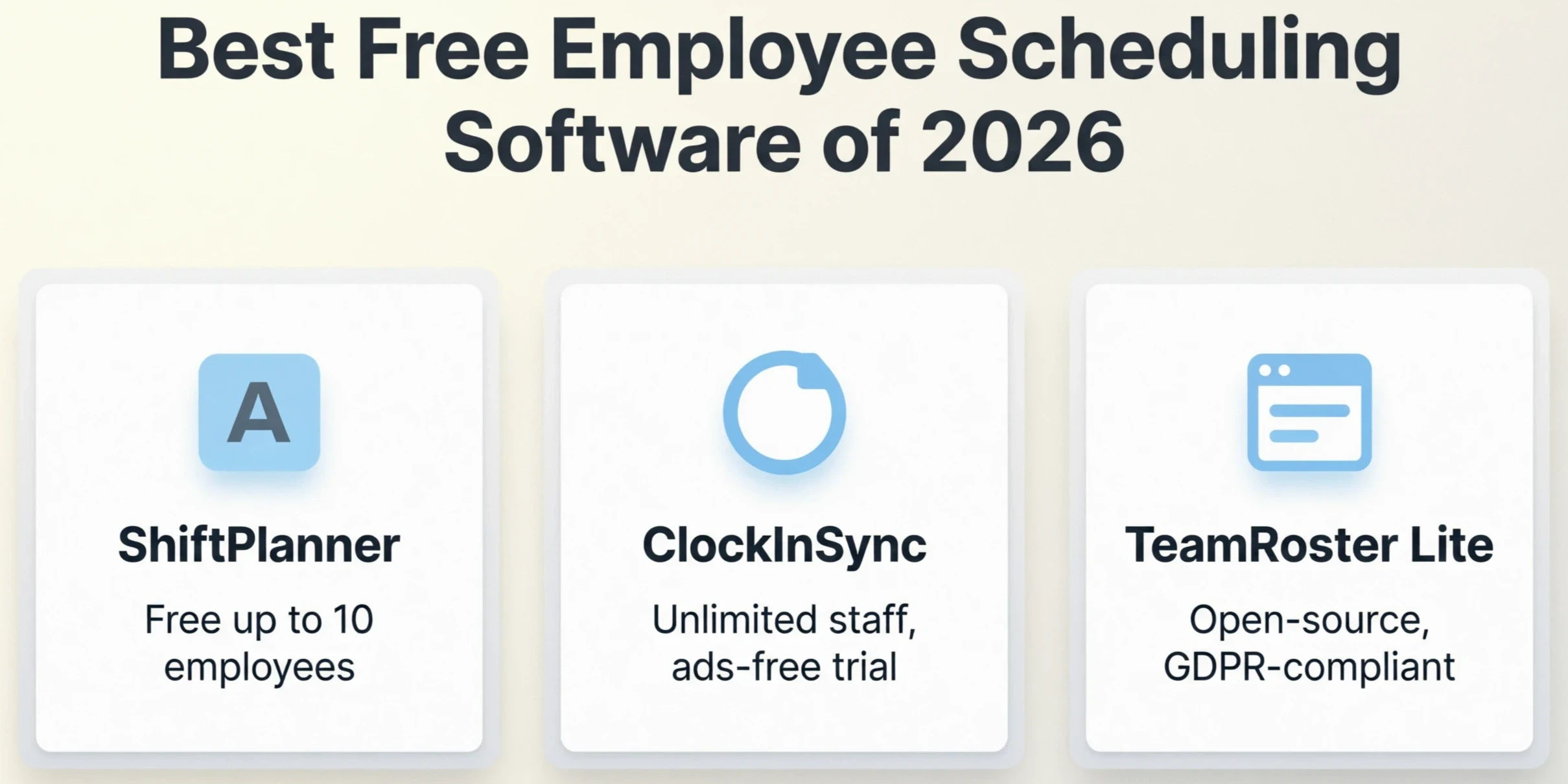10 Best Free Employee Shift Management Software of 2026
